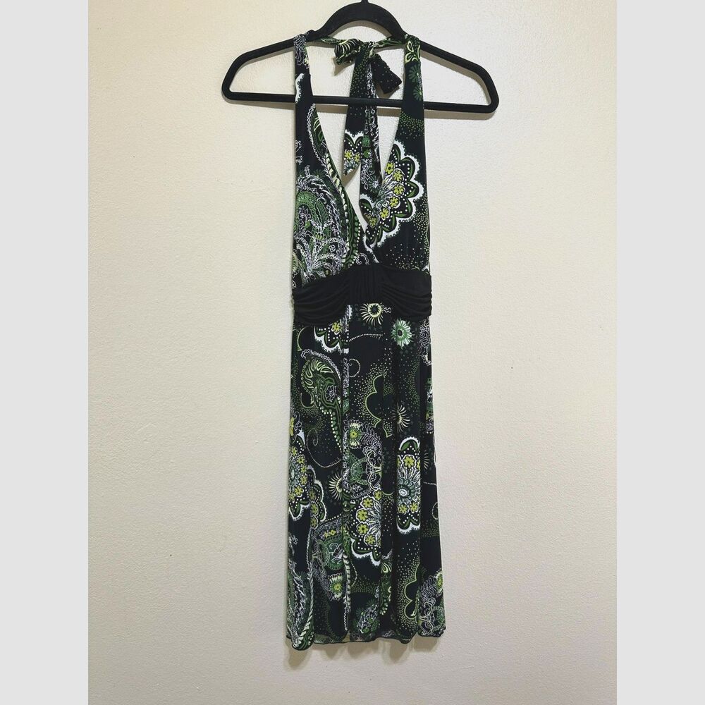Speechless Juniors BOHO Paisley Halter Dress Size S